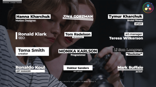 Minimal Lower Thirds 2.0 \ DR