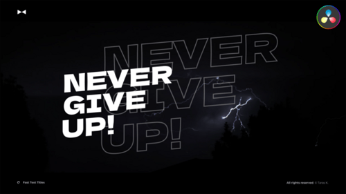 Typography Titles \ DR