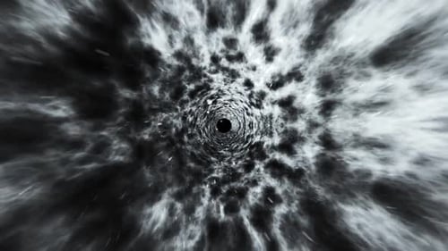 Abstract Cosmic Energy Tunnel Vortex Animation