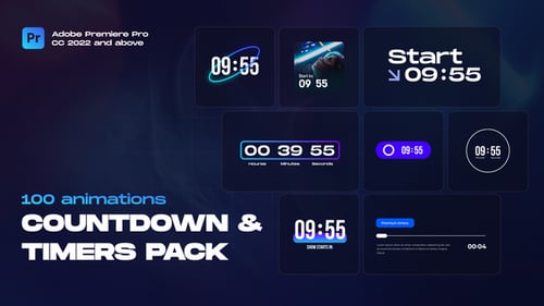 Countdown & Timers Pack for Premiere Pro
