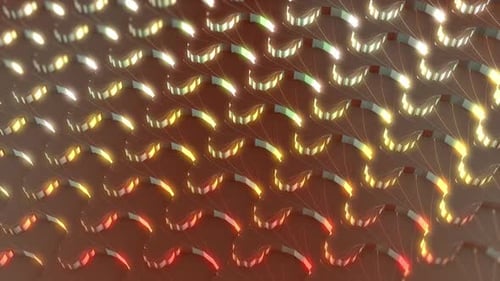 4K Abstract Orange Background Seamless Loop