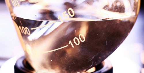 Flask Mixing on Laboratory Hot Plate