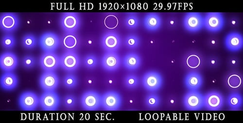 Violet Circles Background