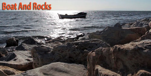 Boat And Rocks