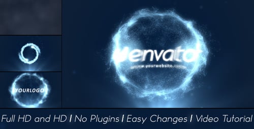 Dynamic Particle Explosion Logo Reveal