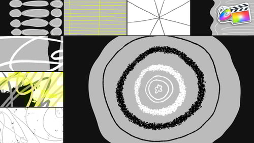 Dynamic Scribble Line Art Transitions Pack