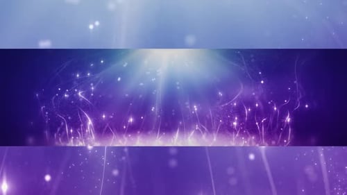 Particles Trails Neon Purple Blue Widescreen Background