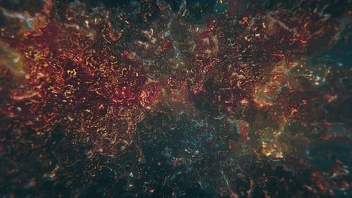 Abstract Chaotic Fluid Energy Flowing Background Animation