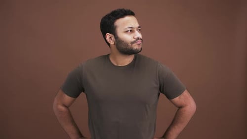 Young Adult Man Having An Idea