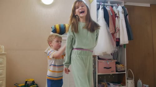 Children Are Fighting At Home