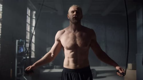 Athlete Jumping on Skipping Rope