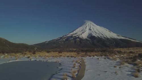 Mount Taranaki volcano