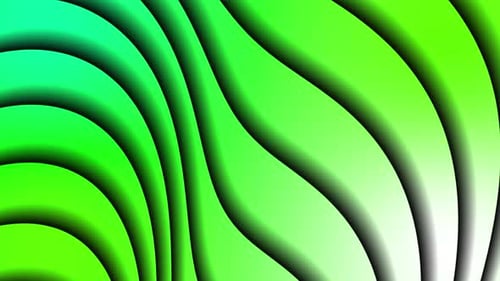 Green Colorful Liquid Stripes Line Background