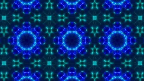 Vj Neon Lights Wave Kaleidoscope Loop 4K 07