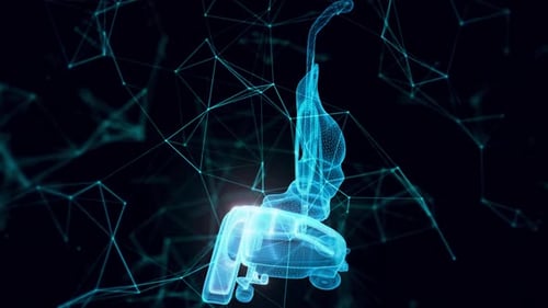 Vacuum Cleaner Hologram Close Up Hd