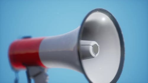 Retro Electric Speaker Megaphone