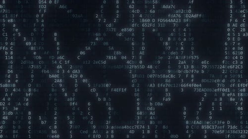 Flashing Computer Symbols