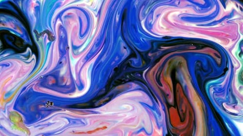 Abstract Colorful Paint Liquid Artistic Movement 13