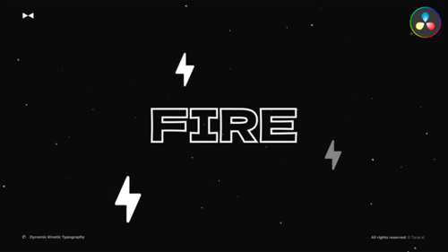 Kinetic Typography Titles \ DR