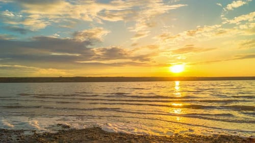 Sunset over the River