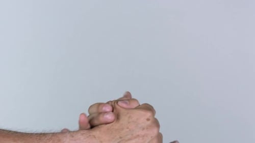 Strong Interlocked Handshake of Two Individuals