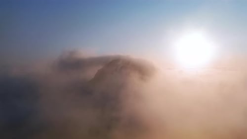 Vista panorâmica do céu ao fundo da paisagem natural