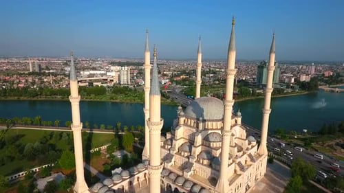 Luftbild-Moschee in Adana, Türkei