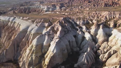Die Landschaft Kappadokiens in Kappadokien: Reisen, Luftbild