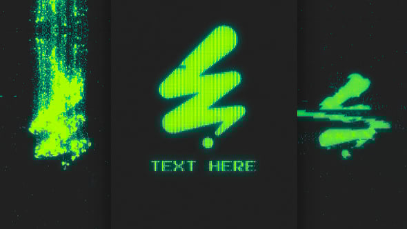 Dynamic Pixel Glitch Logo and Text Reveal, Logo Stings ft. pixel ...