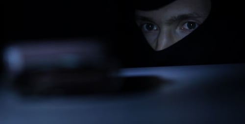 Billetera de robo criminal