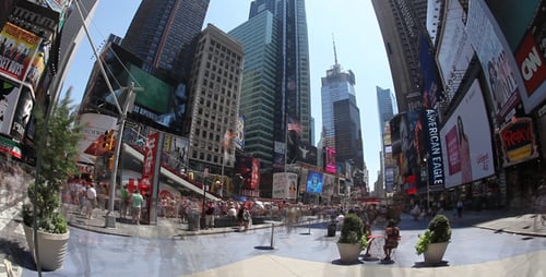 Times square Super wide Time Lapse FUll HD