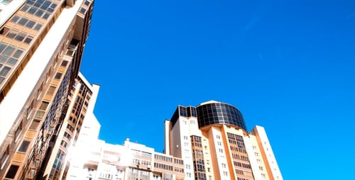 City Buildings And Sun Reflection 2