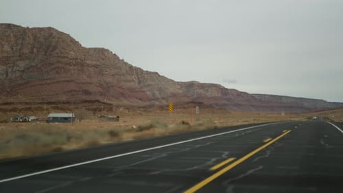 Road Trip to Grand Canyon Arizona USA Driving Auto From Utah