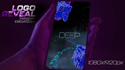 Instagram Cinematic Intro Trailer 3D Titles and Company Logo Reveal