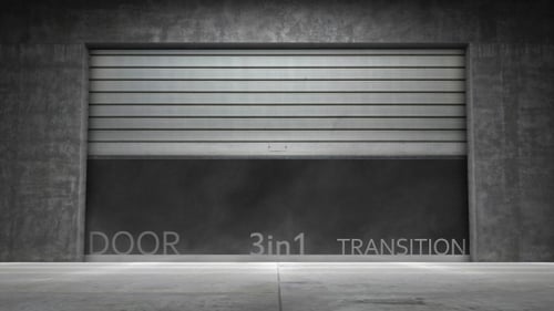Industrial Garage Door Transition Pack with Smoke Effects