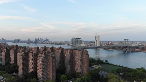 Skyscrapers and Buildings in Manhattan New York City Skyline