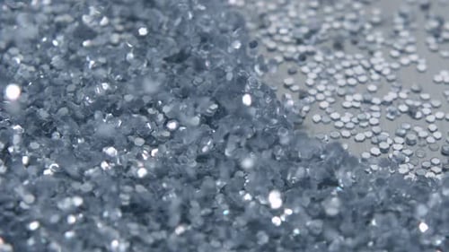 Blühender Glitzer, Zeitlupe