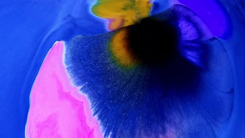 Colorful Abstract Patterns Blending and Swirling