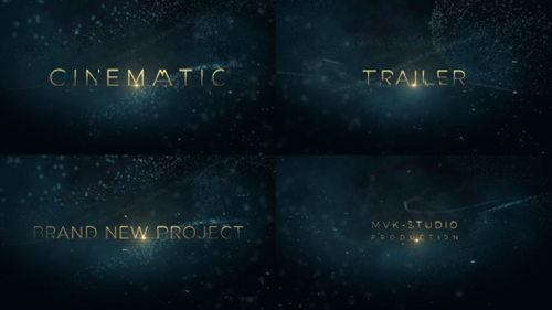 Cinematic Trailer Titles