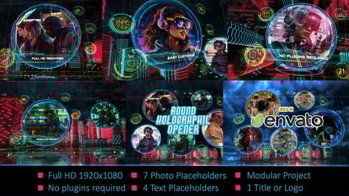 Round Holographic Opener