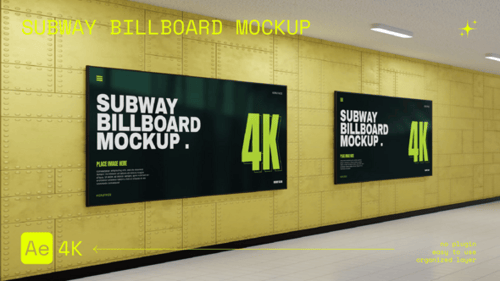 U-Bahn-Billboard-Modell