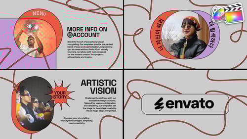 Diaporama Smooth Lines pour FCPX