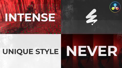 Promo dynamique et intense | DaVinci Resolve