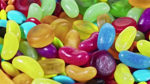 Delicious Multi Colored And Yummy Colorful Candy Close Up