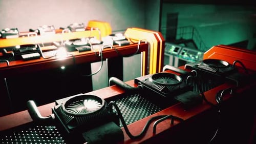 Cryptocurrency Mining Farm Using Computer Graphic Cards