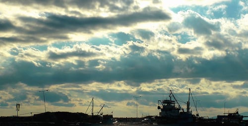 Boats and the Sunset
