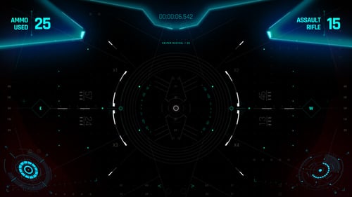 HUD UI Game Controller Screen 1