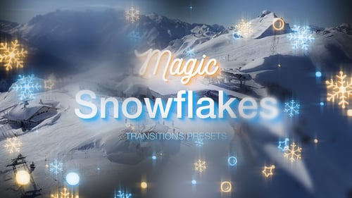 Magic Snowflakes Transitions Presets