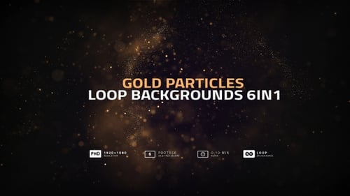 Golden Particles Loop Backgrounds 6in1