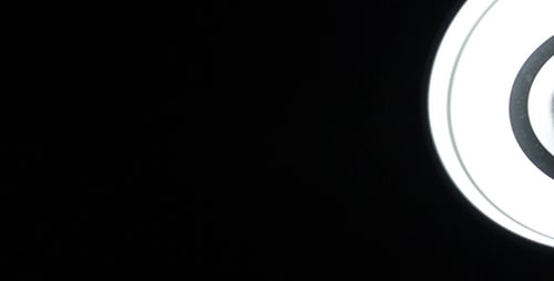 Black Screen with White Light